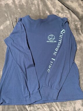 Southern Lure Men's Navy Long Sleeve Tee
